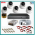 5 Kameralı 2MP Dome Güvenlik Kamerası Sistemi AHD 1080P