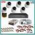 6 Kameralı 2MP Dome Güvenlik Kamerası Sistemi AHD 1080P