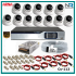 12 Dome Kameralı Güvenlik Kamerası Sistemi AHD 1080P Cs 112