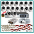 16 Dome Kameralı Güvenlik Kamerası Sistemi AHD 1080P Cs 116