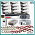 12 Kameralı Güvenlik Kamerası Sistemi AHD 1080P ( Cs 212D)