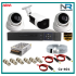 3 Kameralı (2 İç 1 Dış) Güvenlik Kamerası Sistemi AHD 1080P