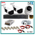 3 Kameralı (1 İç 2 Dış) Güvenlik Kamerası Sistemi AHD 1080P