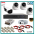 4 Kameralı (3 İç 1 Dış) Güvenlik Kamerası Sistemi AHD 1080P