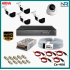 5 Kameralı (1 İç 4dış) Güvenlik Kamerası Sistemi AHD 1080P