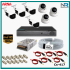 7 Kameralı (3 İç 4 Dış) Güvenlik Kamerası Sistemi AHD 1080P
