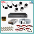 7 Kameralı (4 İç 3 Dış) Güvenlik Kamerası Sistemi AHD 1080P