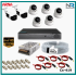 7 Kameralı (5 İç 2 Dış) Güvenlik Kamerası Sistemi AHD 1080P
