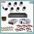 7 Kameralı (6 İç 1 Dış) Güvenlik Kamerası Sistemi AHD 1080P