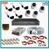 9 Kameralı (4 İç 5 Dış) Güvenlik Kamerası Sistemi AHD 1080P