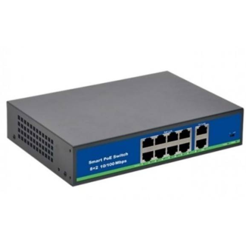 Karer KR-08F2BE 8+2 Poe Port PoE Switch 10/100