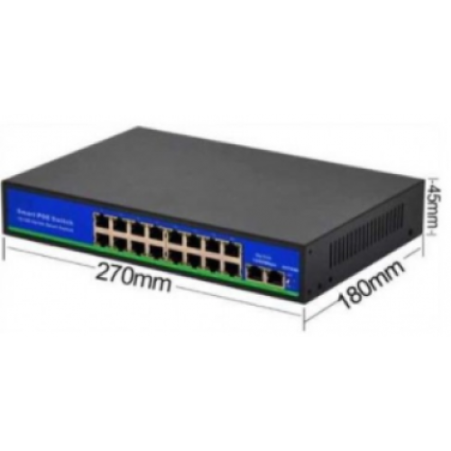 Besta 16 Port PoE Switch 10/100/1000 Gigabit