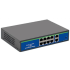 8+2 Port PoE Switch + 2 Port Uplink 10/100 Megabit