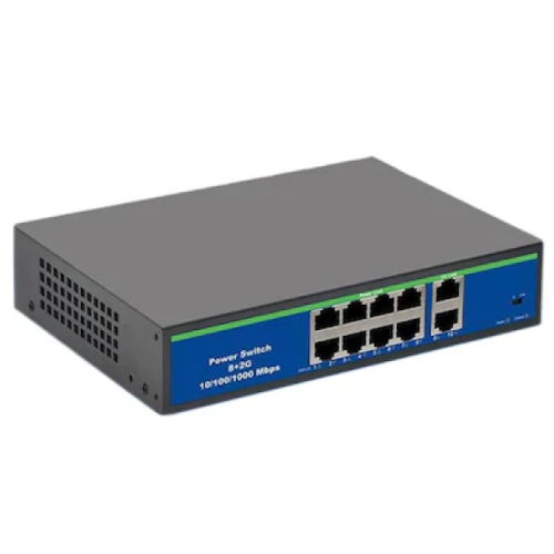 8 Port PoE Switch 10/100 Megabit