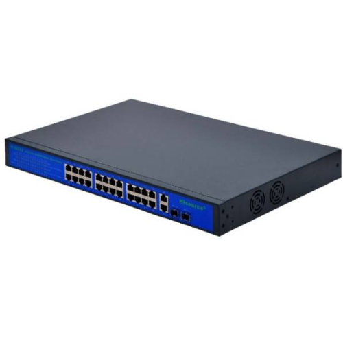 Karer KR-04F2BE 24 PORT 10/100/1000 Poe Switch Gigabit