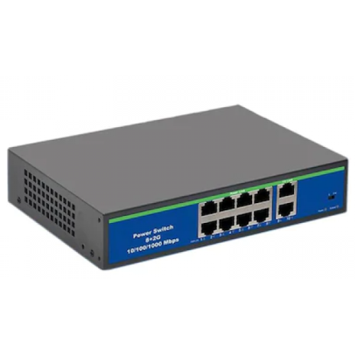 8 Port PoE Switch Gigabit 10/100/1000