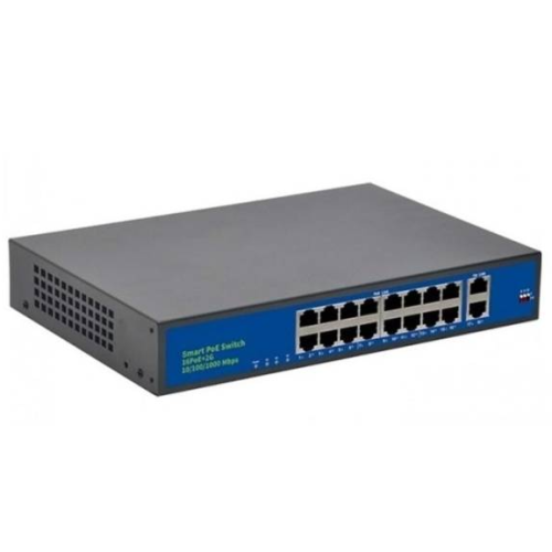 Karer KR-16F2G1G 16+2 Poe Port PoE Switch 10/100/1000