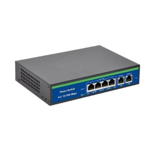 4+2 port Poe Switch 10/100