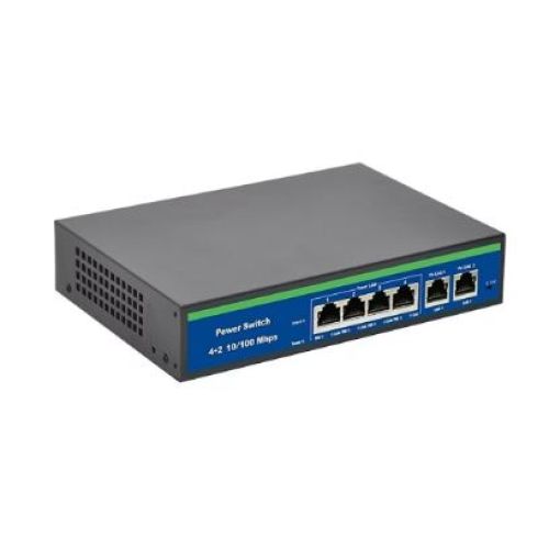 4+2 port Poe Switch 10/100