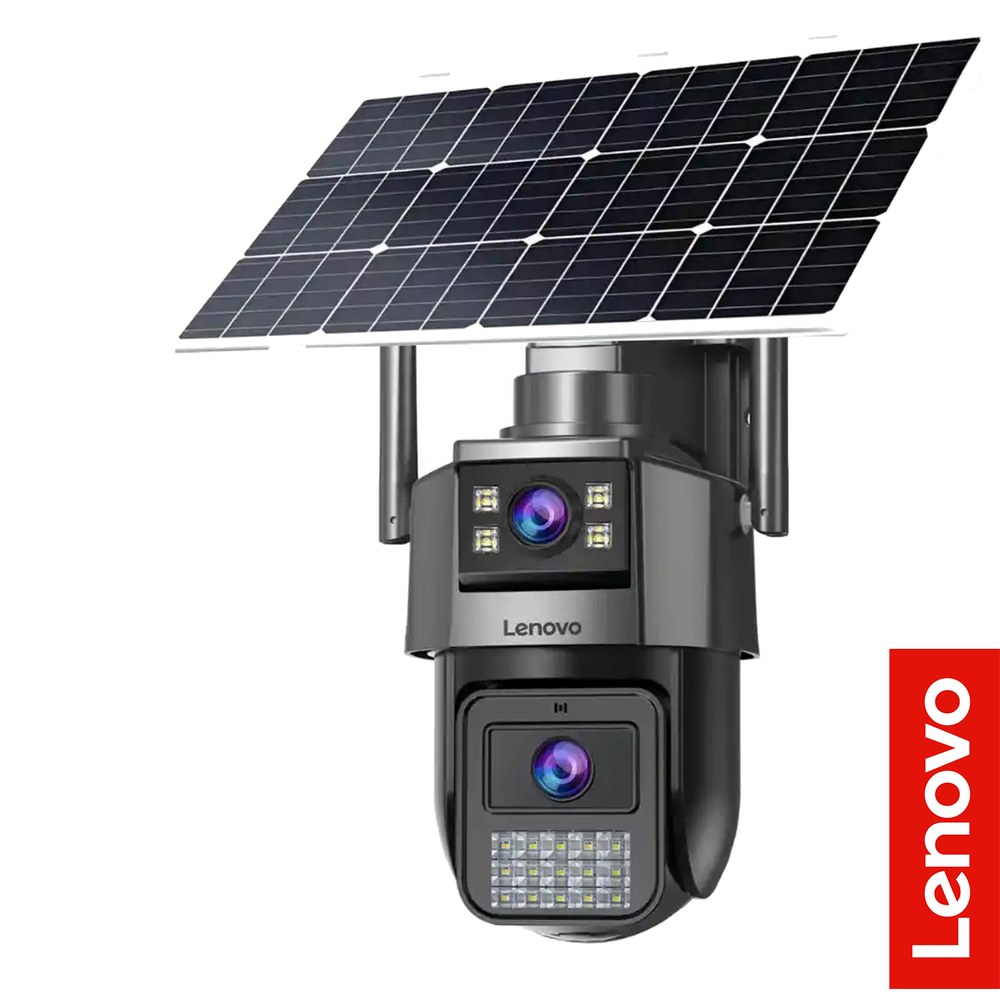 Lenovo G4S4 4G Solar Güvenlik Kamerası Çift Lensli AOV