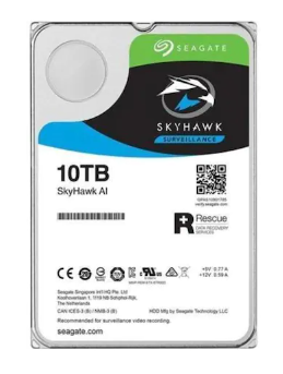 Seagate 3.5" 10 TB Skyhawk ST10000VE0008 SATA 3.0 7200 RPM Hard Disk