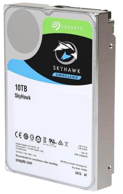 Seagate 3.5" 10 TB Skyhawk ST10000VX0004 SATA 3.0 7200 RPM Hard Disk görünüm
