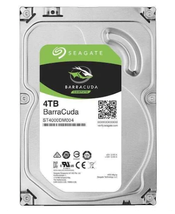 Seagate Barracuda ST4000DM004 3.5" 4 TB 5400 RPM SATA 3 HDD