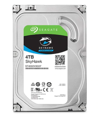 Seagate SkyHawk ST4000VX007 3.5" 4 TB 5900 RPM SATA 3 HDD Güvenlik Diski