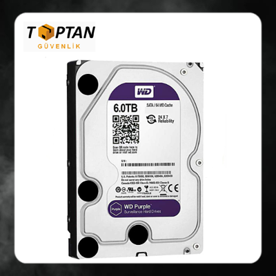 WD Purple 6 TB 3.5" 5400 RPM Güvenlik HDD