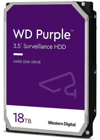 WD Purple WD180PURZ 3.5" 18 TB 7200 RPM SATA 3 HDD