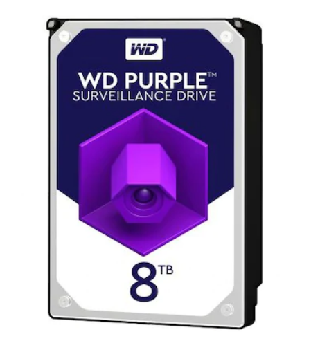 WD Purple WD81PURZ 8 TB 3.5" 5400 RPM 256 MB SATA 3 HDD
