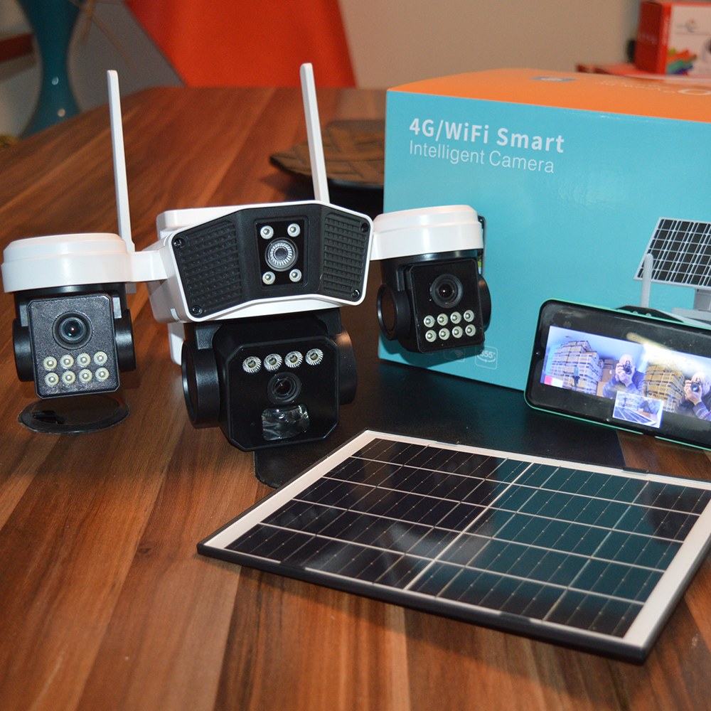 X5Tech RX-95WS Wi-Fi 3 Lensli Solar Güvenlik Kamerası