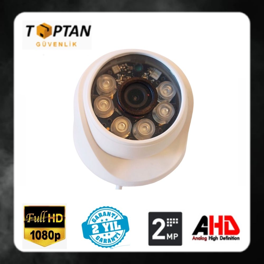 6 ATOM LED FULL HD 2 MP 1080P 3,6 MM İÇ MEKAN DOME GÜVENLİK KAMERASI - ARNA-2239 görünüm