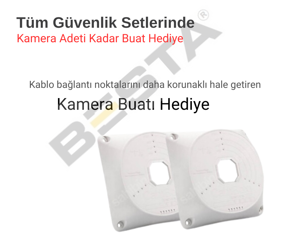 ARNA 5 MP LENS 2MP 1080P FULL HD İÇ MEKAN DOME GÜVENLİK KAMERA SETİ 250 GB HDD DAHİL - ST24250K görünüm