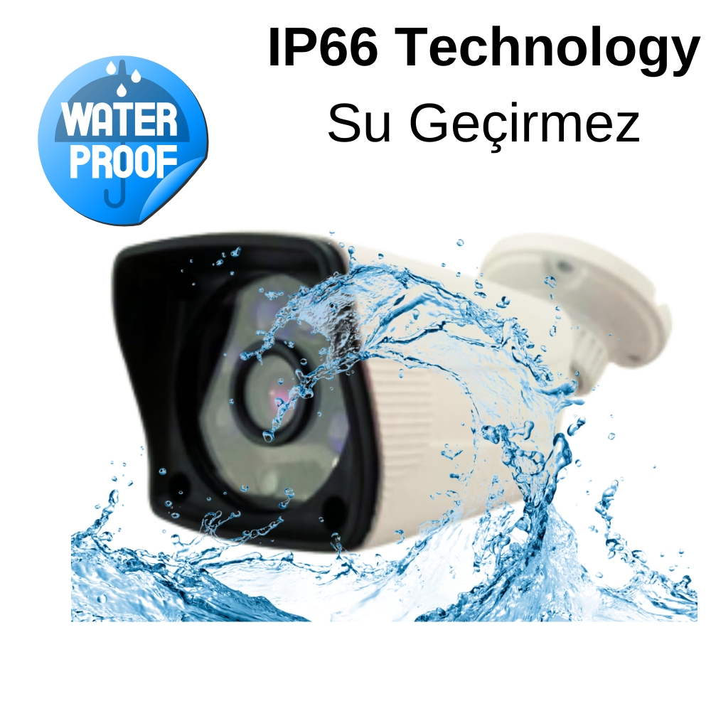 ARNA 8 DIŞ KAMERALI 2 MP HAREKET ALGILAMA H.265+ 500 GB HDD DAHİL AHD GÜVENLİK SETİ- ST28500M görünüm