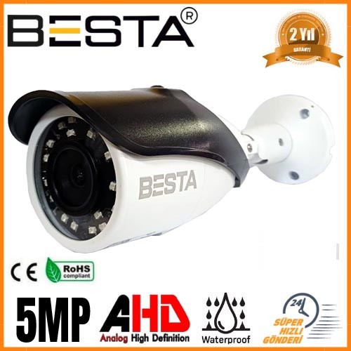 Arna Gerçek 5 Mp Metal Kasa 4 Kameralı Ahd Güvenlik Seti 500 GB HDD Dahil - ST45500GM-1 görünüm
