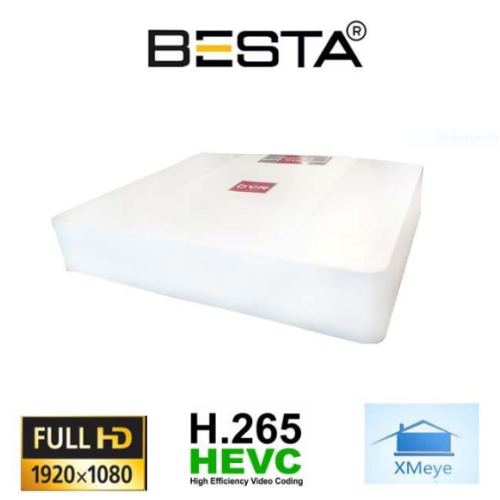 Besta 4 Kanal 1080N Tek Sesli Hibrit DVR Kayıt Cihazı KD-204