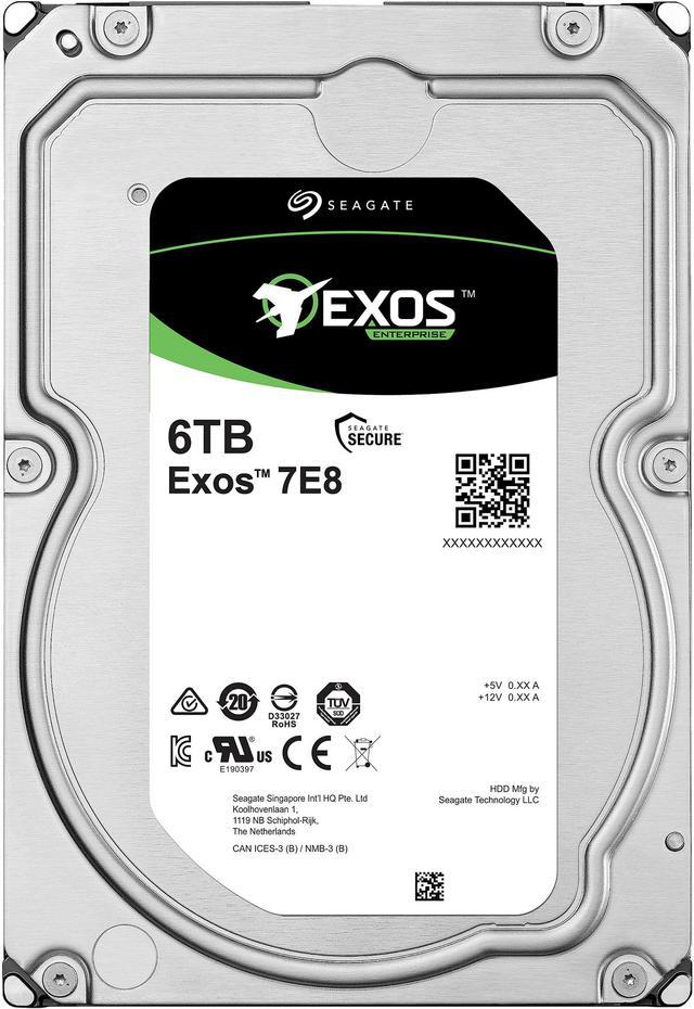 Seagate EXOS 6 TB 3,5" ST6000NM0115 7200 RPM 256 MB HARDDİSK görünüm