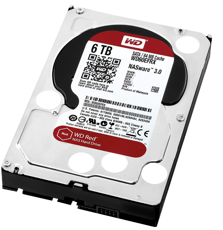 Western Digital 3.5 6 TB Red Nas WD60EFRX SATA 3.0 5400 RPM Hard Disk