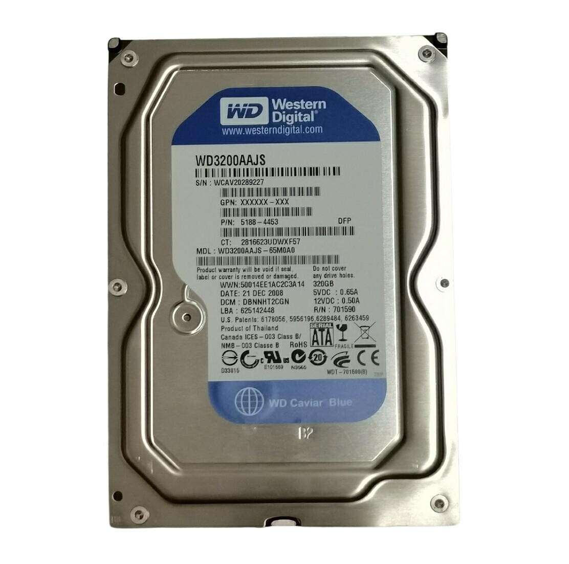 Western Digital 320GB 7200RPM 8mb Sata3 Sabit Disk WD3200AAJS Harddisk