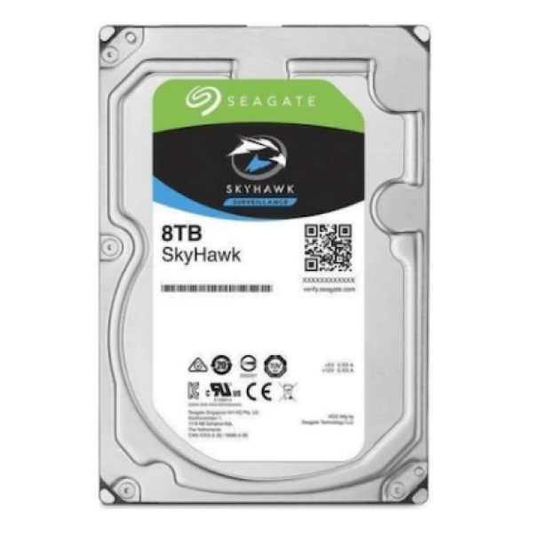 Seagate Skyhawk ST8000VX004 3.5" 8 TB 256 MB SATA 3 HDD Güvenlik Diski