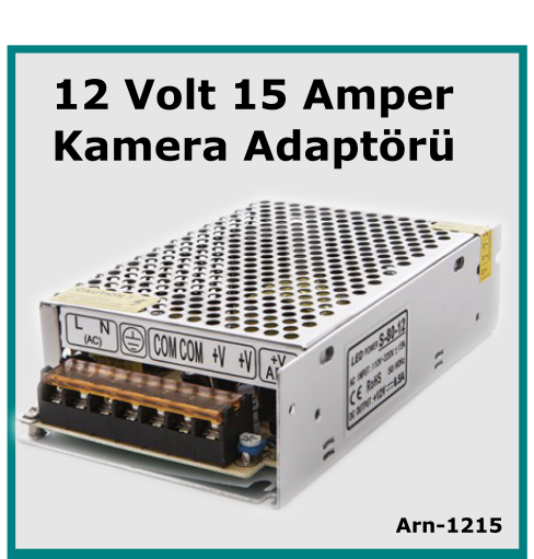 12 Volt 20 Amper Kamera-Led Adaptörü detay