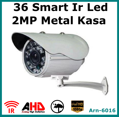2Mp Plastik Kasa 36 Ir Led Dome Kamera Arna9479 görünüm