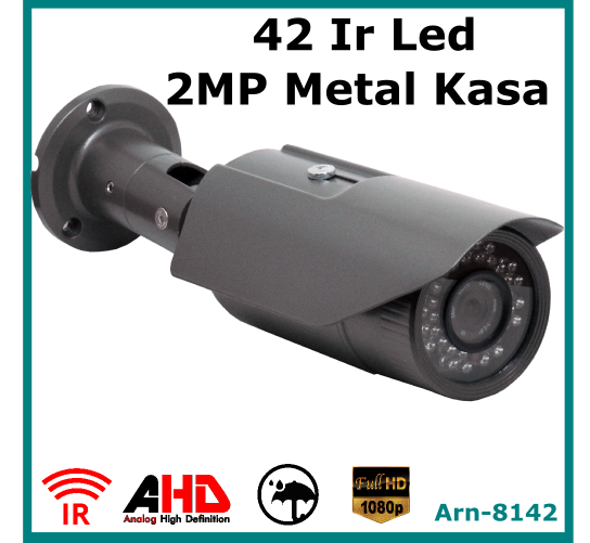 Full Hd 2Mp Arna 8142 Metal Kasa Güvenlik Kamerası detay
