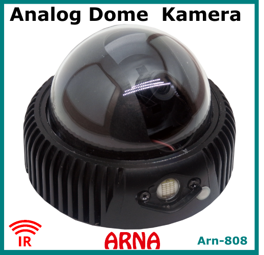 Analog Dome Kamera Gece Görüşlü Metal Kasa Arn808 detay