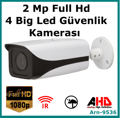 2 MP 1080P Full Hd Güvenlik Kamerası Arn-9536