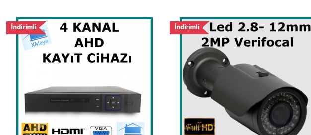 Ucuz kamera sistemleri fiyatları