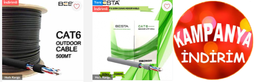 Cat6 kablo fiyatı