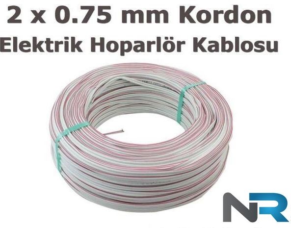 100 Metre 2 X 0,75 Elektrik ve Hoparlör Kablosu