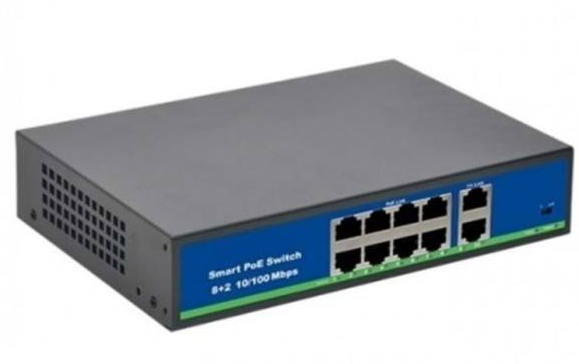 Karer KR-08F2BE 8+2 Poe Port PoE Switch 10/100